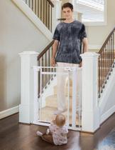 Portão de Bebê BABELIO - Acrílico Transparente (29-40cm) com Fechamento Automático