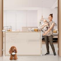 Portão de bebê retrátil Cidney, malha extra larga de 193 cm