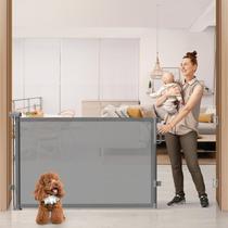 Portão de bebê retrátil Cidney, malha extra larga de 193 cm