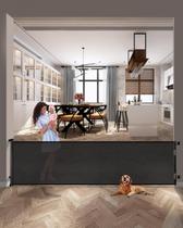 Portão de Bebê Retrátil Dearlomum - Extra Largo (426,72 cm) - Preto