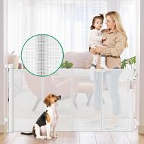 Portão de Bebê Retrátil KISKIZ Reforçado - 140cm de Largura - Branco Portão de Bebê Retrátil KISKIZ Reforçado - 140cm de Largura - Branco
