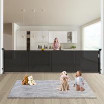 Portão de Bebê Retrátil Pravoluxmax - 200cm de Largura e 94cm de Altura