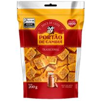 Portão De Cambui Doce de leite tradicional em cubos 200g Portão De Cambui Doce de leite tradicional em cubos 200g
