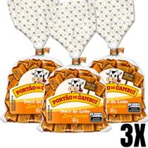 Portão De Cambuí Kit C/3 Doce De Leite Zero Lactose Em Tabletes Sem Amido 165g Portão De Cambuí Kit C/3 Doce De Leite Zero Lactose Em Tabletes Sem Amido 165g