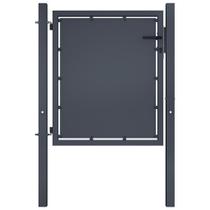 Portão de Jardim vidaXL de Aço Horizontal Simples 100x150cm Antracite