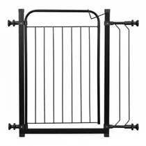 Portão de Proteção Portãozinho Aramado Grade Pet Cães Cachorro e Criança Kids Porta de 79 a 84cm Trava de Segurança Fácil Instalação