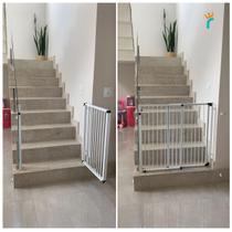 Portão de Segurança Crianças e PET com Altura de 85 cm e Largura Regulável de 70 a 125 cm