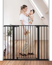 Portão de Segurança para Bebê COMOMY 36 - Extra Alto (75-124cm) - Para Escadas e Portas