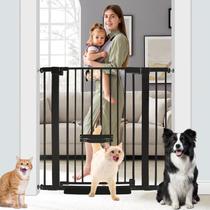 Portão de Segurança para Bebê SHYUJAJIE - 94cm de Altura com Porta para Gatos - Fechamento Automático