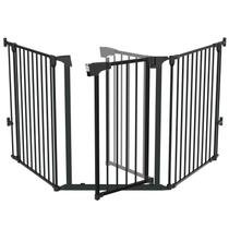 Portão de Segurança para Bebês Bonnlo 208cm Configurável com Passagem Portão de Segurança para Bebês Bonnlo 208cm Configurável com Passagem