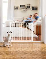 Portão de Segurança para Bebês e Cães Babellio (91-145 cm) - Extra Largo com Fechamento Automático