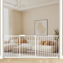 Portão de segurança para bebês e cães Thasamm Extra Wide 194-206 cm branco