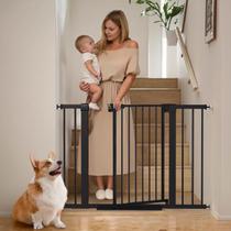 Portão de Segurança para Bebês Mumeasy (75-117cm) - Fechamento Automático Portão de Segurança para Bebês Mumeasy (75-117cm) - Fechamento Automático