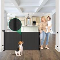 Portão de Segurança Retrátil KISKIZ - 216cm, Reforçado e Preto Portão de Segurança Retrátil KISKIZ - 216cm, Reforçado e Preto