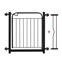 Portão para Cachorros Grade Pet 69cm A 83cm Com Extensor de 10 Cm - PRETO