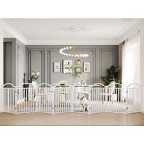 Portão para Cães BHG Metálico Autônomo 244x81x81cm 8 Painéis Portão para Cães BHG Metálico Autônomo 244x81x81cm 8 Painéis