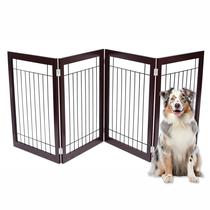 Portão para Cães com 4 Painéis de 76cm - Segurança Interna para Pets Portão para Cães com 4 Painéis de 76cm - Segurança Interna para Pets