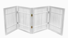 Portão para cães de estimação Urnporium Acacia Wood dobrável com 61 cm de altura Portão para cães de estimação Urnporium Acacia Wood dobrável com 61 cm de altura