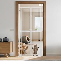 Portão para Gatos NiceTCU Ajustável 190-250cm Altura 86-95cm Largura