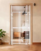Portão para Gatos NiceTCU Extra Alto Transparente Ajustável 190-250 cm
