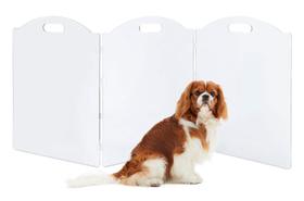 Portão para Pet Feoyoho - Acrílico Transparente, 3 Painéis para Cães Portão para Pet Feoyoho - Acrílico Transparente, 3 Painéis para Cães