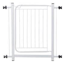 Portão Para Pet Grade De Proteção Cães E Gatos 80 A 90cm Cor Branco Portão Para Pet Grade De Proteção Cães E Gatos 80 A 90cm Cor Branco
