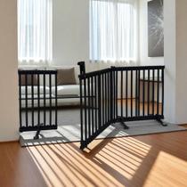 Portão Personalizado em PVC para Áreas internas e externas Com Trava-5 cm de espaçamento (80cm alt)