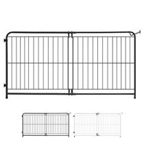 Portão Pet Cachorro Mega Extensivo de 99 a 155 cm Preto Portão Pet Cachorro Mega Extensivo de 99 a 155 cm Preto