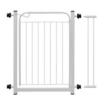 Portão Pet Cachorros / Grade de Proteção para Crianças 69cm de Altura com Prolongador 10cm - Branco