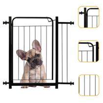 Portão Pet Cães Cachorro Bebê Extensivo 80 Até 85Cm Portão Pet Cães Cachorro Bebê Extensivo 80 Até 85Cm