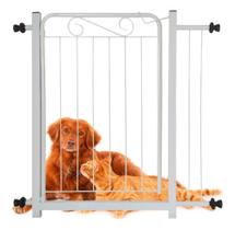 Portão Pet Cães Cachorro Grade Segurança Bebês 69 A 84cm