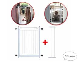Portão Pet Cães Cachorro Grade Segurança Bebês 75cm á 85cm