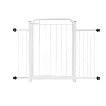 Portão Pet Cães Cachorro Grade Segurança Bebês 78 A 112cm Portão Pet Cães Cachorro Grade Segurança Bebês 78 A 112cm