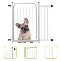 Portão Pet Proteção Bebê Criança Cão Ext 20cm Small Branco - Itagold