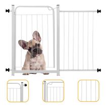 Portão Pet Proteção Bebê Criança Cão Ext 40cm Small Branco - Itagold