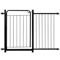 Portão Preto Proteção Cachorro Criança Extensor 40cm Grade Portão Preto Proteção Cachorro Criança Extensor 40cm Grade