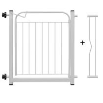 Portão Proteção Pet Cachorro 69cm Com Prolongador 10 Cm