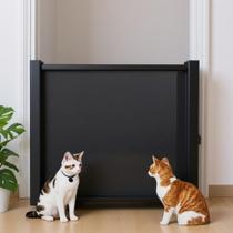 Portão Retrátil Extensível para Pets Cães e Gatos Barreira de Segurança Portão Retrátil Extensível para Pets Cães e Gatos Barreira de Segurança