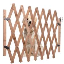 Portao Retratil Grade Bambu Bebe Criança Gato Cachorro Pet Cao Animal de Estimaçao Cercado Ajustavel Treliça Sanfonada Resistente Cercado Cercadinho D
