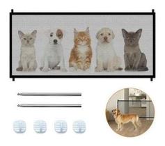 Portão Tela Porta Retrátil Proteção Rede Para Baby Pet Bebê Portão Tela Porta Retrátil Proteção Rede Para Baby Pet Bebê