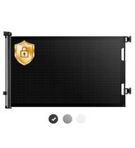 Portão temporário HAMOPY, malha retrátil, 33"x180 cm, fechadura automática