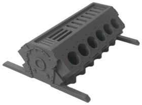 Portaobjetos EngineBlock V12 Organização com Potência