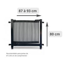 Portãozinho Em PVC e Polietileno com Arco em Aço - Fixação sem Furos