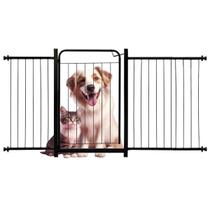 Portãozinho Pet Grade Proteção Bebes Cachorro Para Portas Paredes Escadas Com Extensores 2 de 30cm e 1 de 20cm Itagold Portãozinho Pet Grade Proteção Bebes Cachorro Para Portas Paredes Escadas Com Extensores 2 de 30cm e 1 de 20cm Itagold