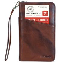 Portapasaportes POLARE ORIGINAL Cartera de Cuero con Bloqueo RFID Portapasaportes POLARE ORIGINAL Cartera de Cuero con Bloqueo RFID