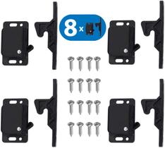 Portas de armário Grabber Catches ktopnob 10 kg Pull Force, pacote com 8 Portas de armário Grabber Catches ktopnob 10 kg Pull Force, pacote com 8
