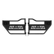 Portas Traseiras Tubulares Meio ARIES 2500200 em Alumínio Preto para Jeep Portas Traseiras Tubulares Meio ARIES 2500200 em Alumínio Preto para Jeep