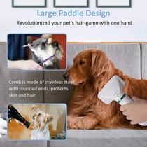 Portátil 2-em-1 cão secador de cabelo casa cão grooming pente escova de pele ventilador de velocidade ajustável temperat Portátil 2-em-1 cão secador de cabelo casa cão grooming pente escova de pele ventilador de velocidade ajustável temperat