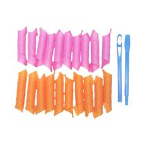 Portátil 20Pcs Magic Hair Curler Wave Formers Ferramenta De Estilo DIY Conjunto De Rolos De Cabelo