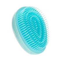 Portátil Mini Escova De Cabelo Em Forma De Ovo Macio Desembaraçar Pente De Massagem Do Couro